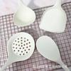 Utensilios de Cocina de Silicona de Dos Colores Espátula de Silicona Colador Cuchara para Sopa Cuchara para Arroz Sartén Antiadherente Resistente a Altas Temperaturas Cuchara de Cocina Multifuncional Juego de Espátulas