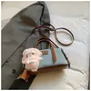 Bolsa de mão color block moderna transfronteiriça nova primavera/verão 2026 bolsa de ombro vintage em jeans bolsa transversal texturizada para o dia a dia