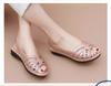 Nuevas Sandalias de Verano para Mujer Talla Enfermera Mamá Cuña de Velcro Tacones Sandalias para Suegra Suela Suave Sandalias para Mujeres Embarazadas