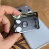 Aplicable a Película para Lente de Apple 18pro con Pedrería Cobertura Completa Integrada Mate AR Antirreflectante Armadura Metálica Protección de Cámara