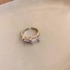 Anillo Abierto de Circonita 2023 Nuevo Diseño de Nicho de Moda Tendencia Sentido Dedo Índice Moda Anillo Pulsera Combinable Mujeres