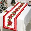 Bandeirinha de Mesa de Ano Novo 2026 Exclusiva Transfronteiriça Nova Bandeirinha de Mesa de Natal Festa de Feriado Mesa Decoração de Ano Novo Toalha de Mesa
