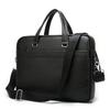 Bolso de negocios para hombre de Amazon, de piel auténtica, para ordenador, maletín para reuniones de negocios, maletín de piel de vaca coreana.
