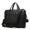 Bolso de negocios para hombre de Amazon, de piel auténtica, para ordenador, maletín para reuniones de negocios, maletín de piel de vaca coreana.