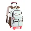Mochila con Ruedas para Escuela Primaria Natural Fish, Gran Capacidad, para Niños y Niñas de Tercero a Sexto Grado, Suministrada Directamente por el Fabricante