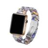 Correa de Reloj de Resina Transparente y Colorida Adecuada para Apple Watch 10 S11 Huawei Fit5 Xiaomi Pulsera de Tres Perlas Imitación Cerámica