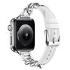 Pulseira de Relógio de Corrente de Metal Denim Adequada para Apple 78910 Geração iWatch Huawei Fit4 Gt5 Xiaomi
