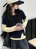 Conjunto de otoño para niña, conjunto de dos piezas de otoño para niña mayor, camiseta de manga larga, conjunto de dos piezas de pantalones a cuadros de otoño para estudiante de secundaria