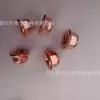 Accesorios para Sujetadores Automotrices Tuerca Hexagonal con Brida M10*1.5 Chapada en Cobre Antiaflojamiento Repuestos Automotrices Transfronterizos