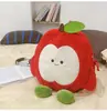 Mochila de Peluche de Dibujos Animados, Linda Mochila de Manzana, Bolso Escolar para Estudiantes, Gran Capacidad, Mochila Ligera para Niños, Bolso Cruzado