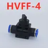 Interruptor de Válvula Neumática Manguera de Aire Conector Rápido Válvula de Bola Manual HVFF16/BUC4 6 8 10 12mm