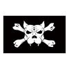 Bandera de Perro Pirata Calavera de Comercio Exterior Tela de Poliéster Impresión Digital Tela de Fondo para Banner Bandera de Hueso Bandera de Calavera Bandera Pirata
