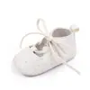 Zapatos de Estrella Princesa para Bebé de 0-1 Año Primavera y Otoño Suela Suave Zapatos para Bebé Puleather Con Cordones Combinan con Todo Zapatos para Niños Pequeños 2799