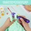 Crochê de Cristal Transparente Plástico Grosso Agulha de Crochê para Suéter Gancho Ferramenta de Tricô para Lã Grossa Conjunto de Tricô para Lã