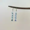 Pendientes de Gota de Agua Roja Silenciosos para Mujer, Estilo Dulce Fresco Gótico, Diseño de Nicho, Pendientes Únicos y de Alta Gama
