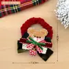 Pasador Decorativo Lindo Navideño Accesorios para el Cabello Femenino Versátil Pinza para Flequillo de Lazo Pinza Lateral Diadema Creativa para Niños