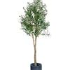 Olivo artificial de Amazon, maceta verde extraíble, adornos para plantas de interior, plantas falsas, comercio exterior, olivo al por mayor.