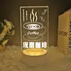 Personalizado con Fotos, Luz Nocturna 3D de Té de Limón Hecha a Mano, Luminoso de Respaldo Mercado Nocturno Limón USB Maletero Decoración de Neón