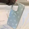 Capa de Celular Flor Pequena Maçã Chá Branco 16 Adequada para iPhone 18 Pro Max, Estilo Suave e Fresco para 15, Brilhante e Macia para 16, 13