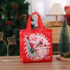 Bolsas de Regalo Navideñas de Tela No Tejida Dibujos Animados de Papá Noel Bolsas de Tote Bolsas de Regalo de Dulces Festivos