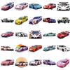 50 adesivos decorativos de carros de corrida de desenho animado, carros esportivos, super carros, para mala DIY, scooter, capa de celular