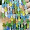 10*14MM piedra ojo de gato cruz cuentas sueltas jade vidriado colgante accesorios para pulsera collar DIY cuentas semiacabadas