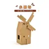 Materiales Manualidades DIY para Niños Tanque Coche Avión Caja de Cartón para Colorear Modelo Cáscara de Cartón Papel Cartón Cartón