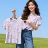 Camiseta de Manga Corta Holgada y Versátil para Hombro Derecho para Mujer 2026 Nuevo Estilo Coreano Hermoso Diseño Top Camiseta de Verano para Mujer