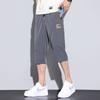 Shorts Casuais de Verão Finos de Seda Gelo de Secagem Rápida Estilo Chinês Versátil Design Bordado Soltos Respiráveis Calças Curtas para Homens
