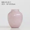 Vaso de Vidro Ondulado Pontilhado Gradiente de Cor Estilo Antigo Intermediário Vaso de Flores Artístico para Entrada de Alto Nível Sala de Estar Francesa Ornamentos de Flores