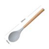 Olla Antiadherente para Cocinar Barril de Almacenamiento Juego de Utensilios de Cocina de Silicona Juego de 9 piezas Utensilios de Cocina con Mango de Madera Olla de Silicona con Cuchara Espátula Utensilios de Cocina de Silicona