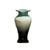 Jarrón de Cerámica Retro Estilo Chino Nuevo de Jingdezhen con Esmalte Degradado para Sala de Estar, Casa de Huéspedes, Entrada Decoración de Arreglo Floral