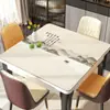 Nuevo Mantel Cuadrado Estilo Chino, Impermeable y a Prueba de Aceite, Mantel Protector de Escritorio de los Ocho Inmortales, Estilo Nacional, Lujo Ligero, Sensación de Alta Gama, Mantel Cuadrado