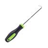 Gancho extractor de estacas de suelo en forma de U Negro-Verde Abre sellos de aceite Gancho curvo Extractor Herramienta de desmontaje Jardinería Gancho curvo galvanizado