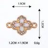 Pulseira Colar Pingente Cruzado Acessórios DIY Rombus de Seis Cores Pontilhado Diamante Pingente de Liga com Óleo Gotejante Venda Direta da Fábrica
