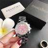 Reloj de Aleación de Moda Simple y Versátil para Mujer, Modelo Popular de Comercio Exterior, Elegante y Sofisticado, Unisex de Cuarzo para Negocios de Acero Inoxidable