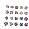 Accesorios Populares para Uñas, Lujo Accesible Bolas Cuadradas Gruesas Hechas a Mano con Diamantes, Accesorios para Uñas de Aleación de Cristal Super Brillantes de Celebridad de Internet