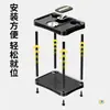 Mesa de centro de Mahjong, Estante para té, Mesa de Mahjong, Mesa auxiliar pequeña, Estante de almacenamiento, Sala de ajedrez y cartas, Cenicero móvil, Mesa de té