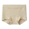 Cueca Boxer Feminina Algodão Puro Tamanho Grande 10A Antibacteriana Gancho Estendido 100% Algodão Cintura Alta Controle de Barriga Nova Cueca Boxer Feminina