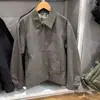 Jaqueta de lapela patchwork estilo americano Cleanfit para homens, primavera e outono, jaqueta de beisebol de alta qualidade, jaqueta de workwear lavada Detroit