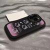 Capa de Celular Gradiente Kt Cat Adequada para Apple 17, iPhone 14 Pro Max, Novo Modelo 13 Pro Capa Macia de Silicone, XS Max