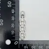 Venda Direta da Fábrica Pulseira com Pingente de Laço de Liga DIY Charme Acessório Pequeno para Roupas Femininas Puxador Prateado