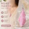 Venta al por mayor Europa y Estados Unidos creativo columna de cristal natural piedra colgante enrollado a mano puro moda personalidad accesorios de joyería Baicuo
