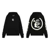 Moda Estadounidense Transfronteriza Hellstar Calle Estadounidense Hip-Hop Versátil Casual Otoño e Invierno Sudadera con Capucha Estampada