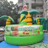 Castillo Inflable Grande para Exteriores para Niños, Instalación de Juego Interactivo para Padres e Hijos, Base Engrosada de PVC Antideslizante
