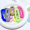Nuevo Pasador de Pelo Retro Versátil Color Sólido Pinza para el Cabello Ovalada Pinza Bb Clip Lateral para Flequillo de Mujer Accesorio para el Cabello Venta al por Mayor