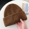 Chapéu de Lã Chapéu de Lã para Cabeça Grande Feminino Outono e Inverno Aconchegante Espesso Solto Chapéu de Tricô Empilhado Mostra Rosto Pequeno