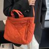 Bolsa Tote Acolchada Nueva Personalizada por el Fabricante, Bolso de Mano Acolchado de Algodón Moderno y a la Moda, Bolso Bandolera de un Solo Hombro, Bolsa de Compras