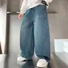 Jeans de Otoño para Niños, Pantalones Rectos para Primavera y Otoño, Nuevo Estilo 2026, Pantalones Frescos y Elegantes para Niños Tallas Medianas y Grandes