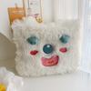 2026 Nuevo Lindo Monstruo Pequeño Dibujo Animado Bolso de Felpa Gran Capacidad Bolso de Hombro para Estudiante Femenina Estilo Ins